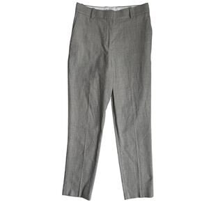 Reiss Hettie Trouser Wide Leg Wool Blend Gray Business Work Pants 4